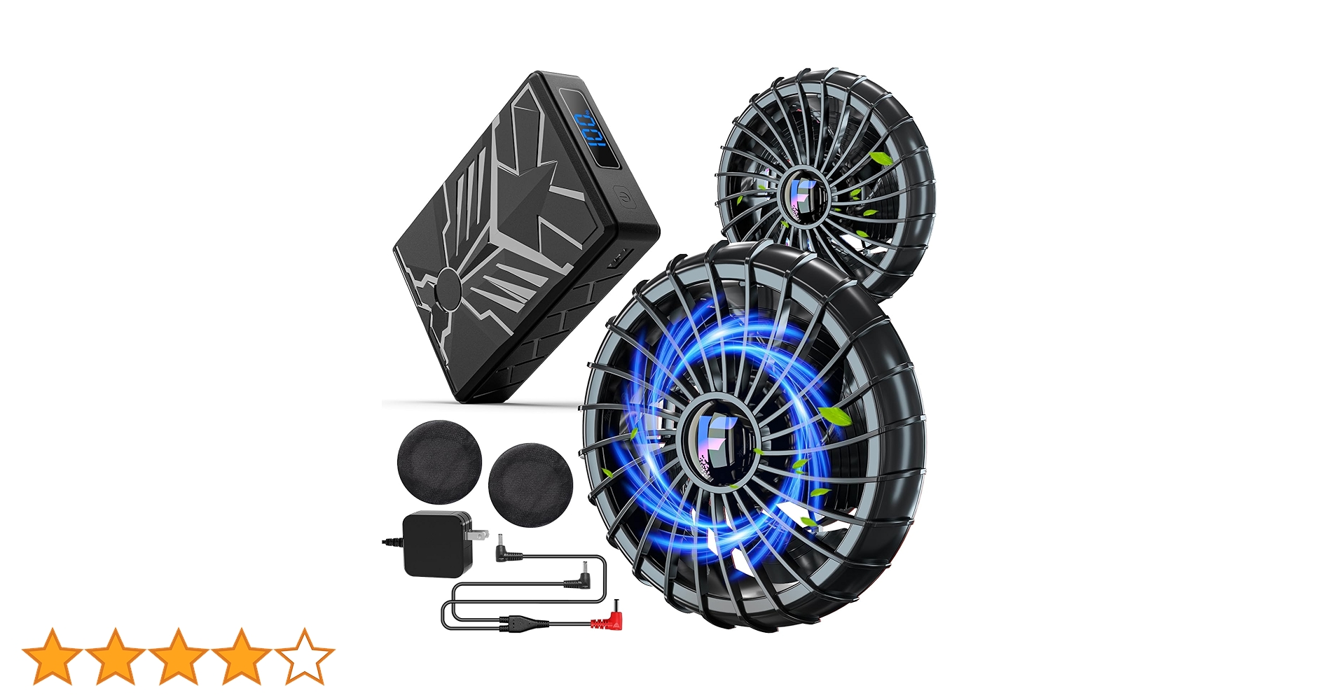 バートルファンセット Amazon.co.jp: 50V 空調作業服 ファンバッテリーセット超高出力